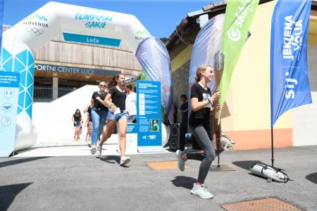 Slovenska bakla na obisku v Lučah